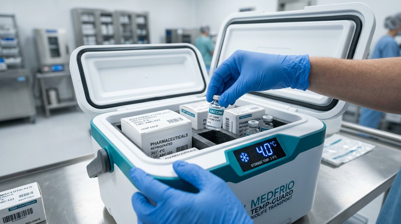 Temperature-controlled medical logistics